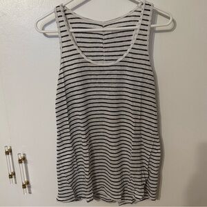 Mossimo Striped Linen Blend Tank